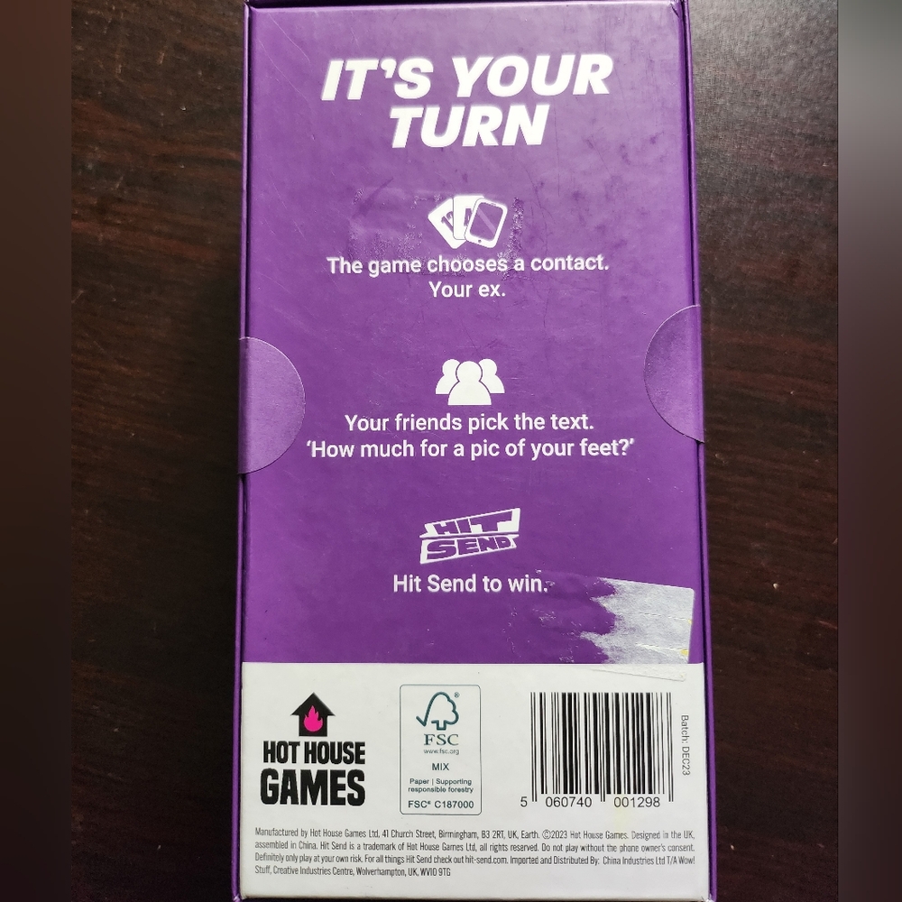 Hot House Games, Hit Send! - Picture 2 of 2